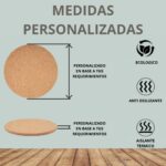 Portavasos promocionales fabricados en corcho.